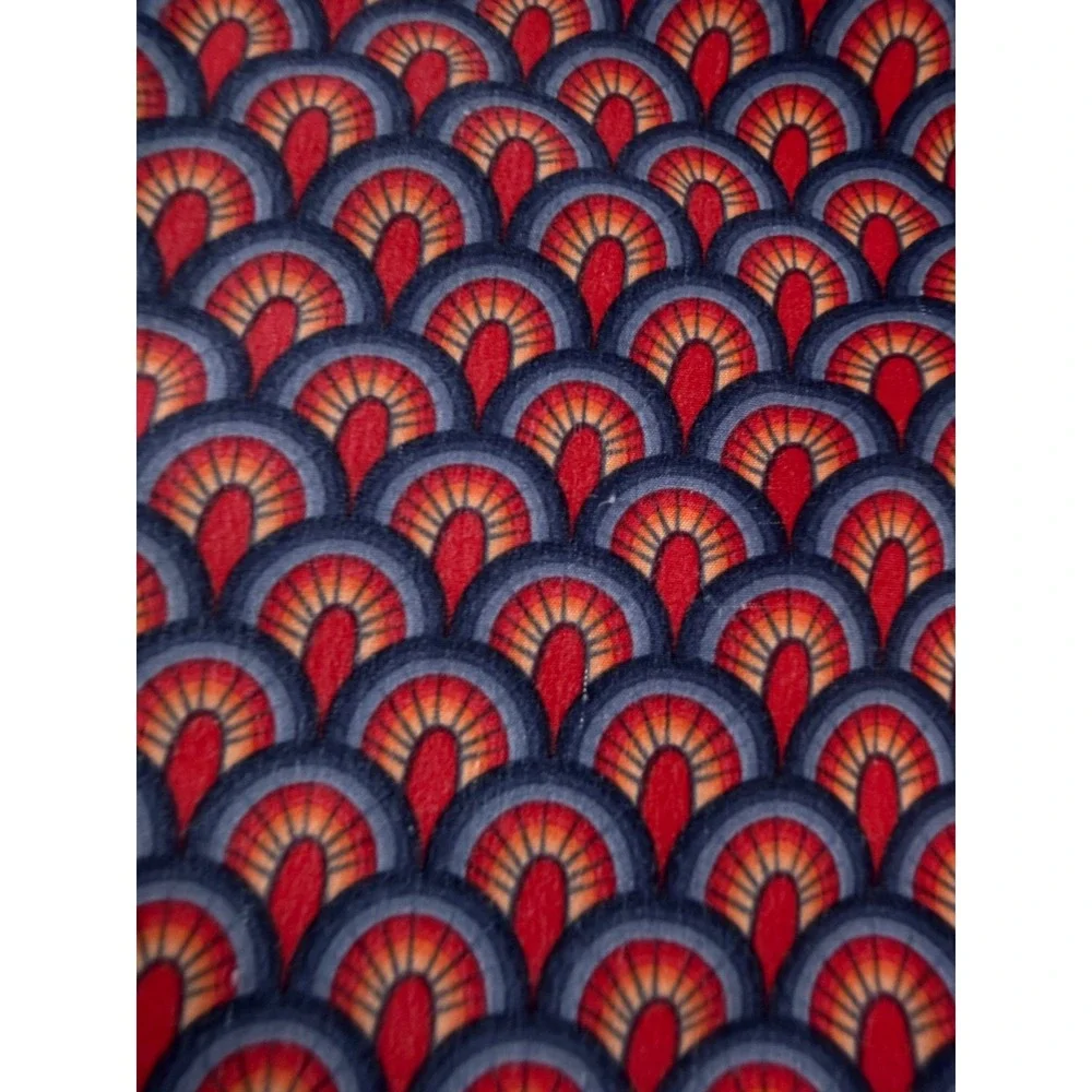 Lot of 2 Fair Harbor Swim Shorts Men S Blue Red Recycled Geometric Bundle